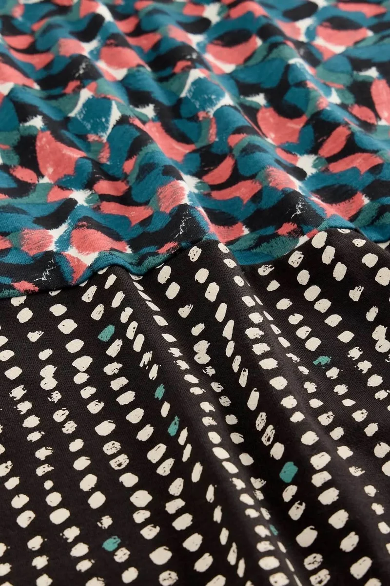 Robe à col V Tallie