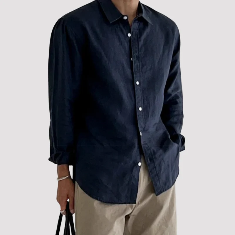 Chemise à manches longues pour homme