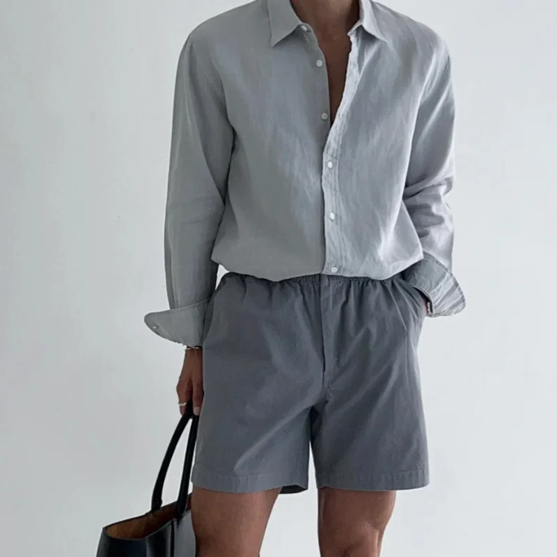 Chemise à manches longues pour homme