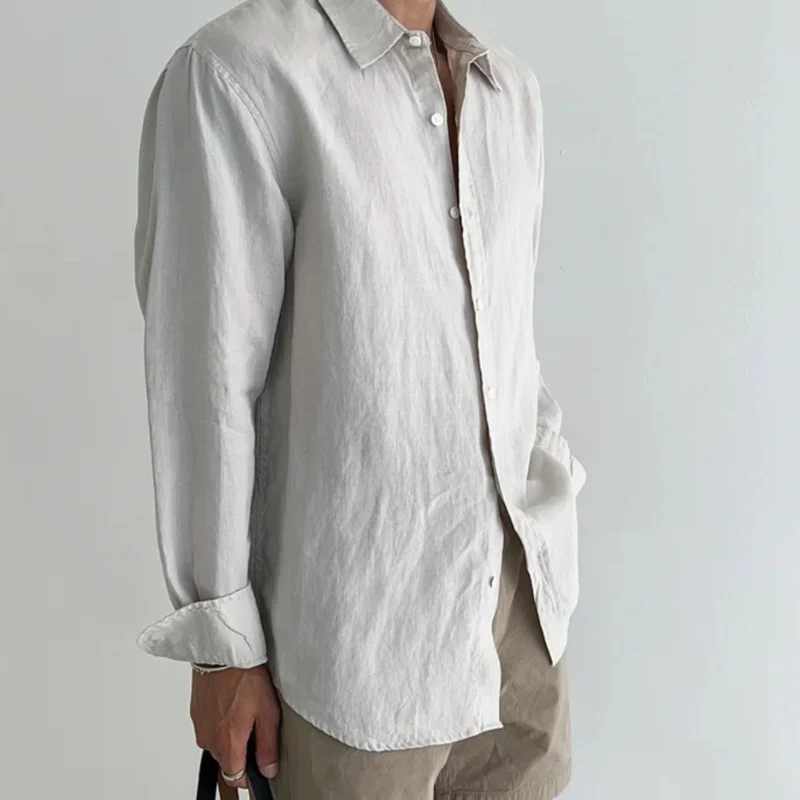Chemise à manches longues pour homme