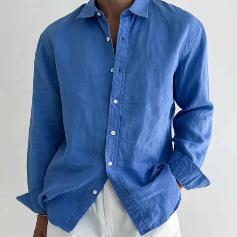 Chemise à manches longues pour homme