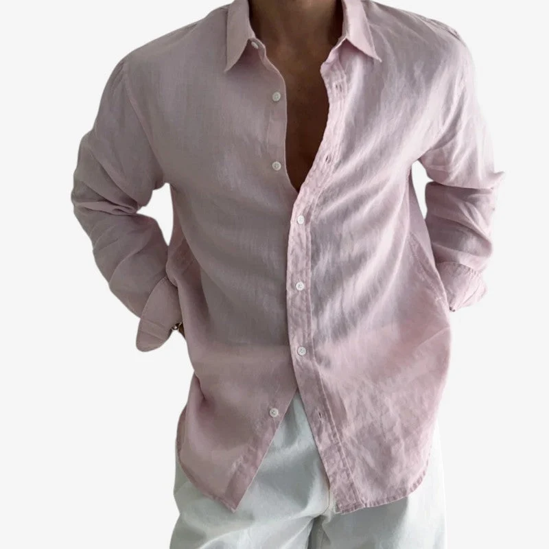 Chemise à manches longues pour homme