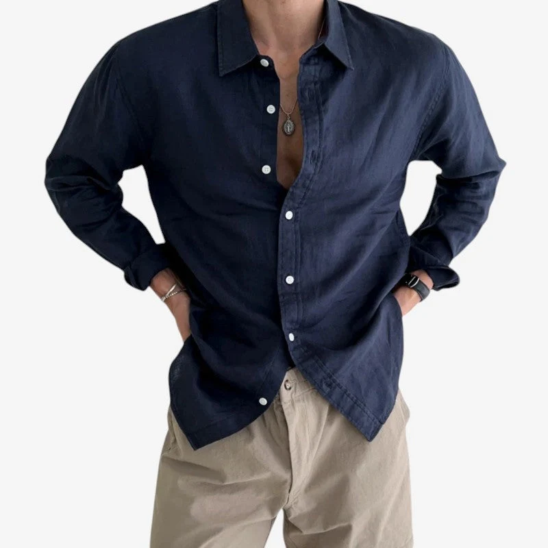 Chemise à manches longues pour homme