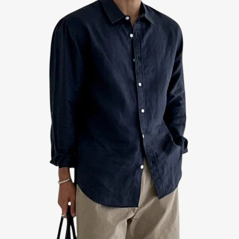 Chemise à manches longues pour homme