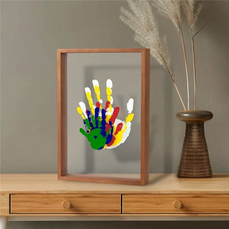 Cadre souvenir bébé avec affichage transparent