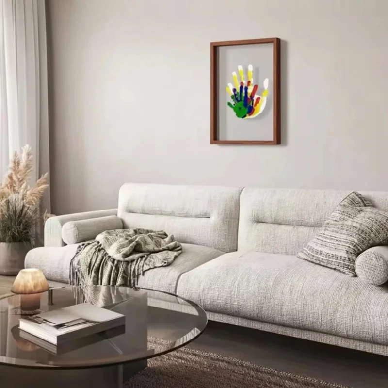 Cadre souvenir bébé avec affichage transparent