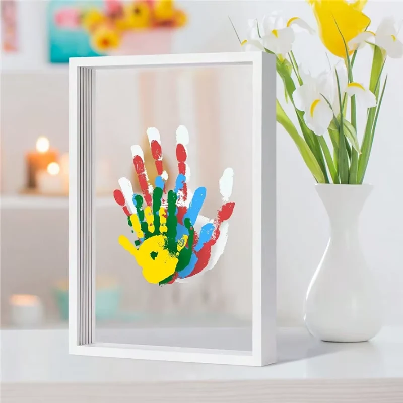 Cadre souvenir bébé avec affichage transparent