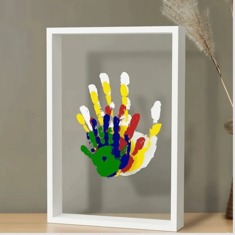 Cadre souvenir bébé avec affichage transparent