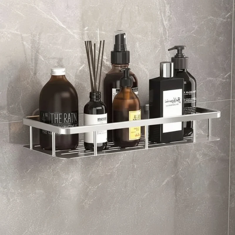 Étagère d’angle murale pour accessoires de salle de bain