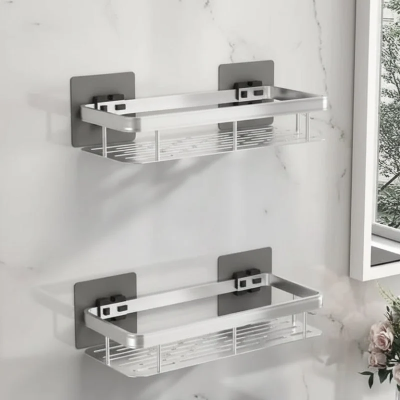 Étagère d’angle murale pour accessoires de salle de bain