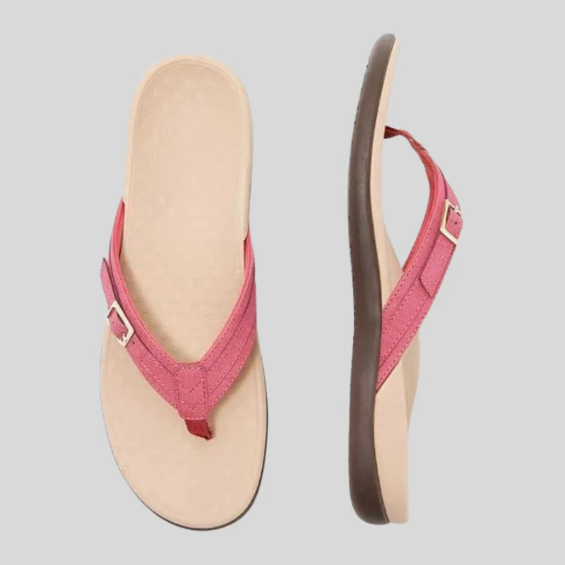 Sandales tongs femme à boucle élégante