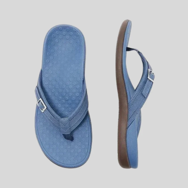 Sandales tongs femme à boucle élégante