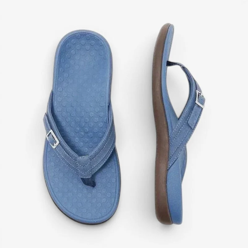 Sandales tongs femme à boucle élégante