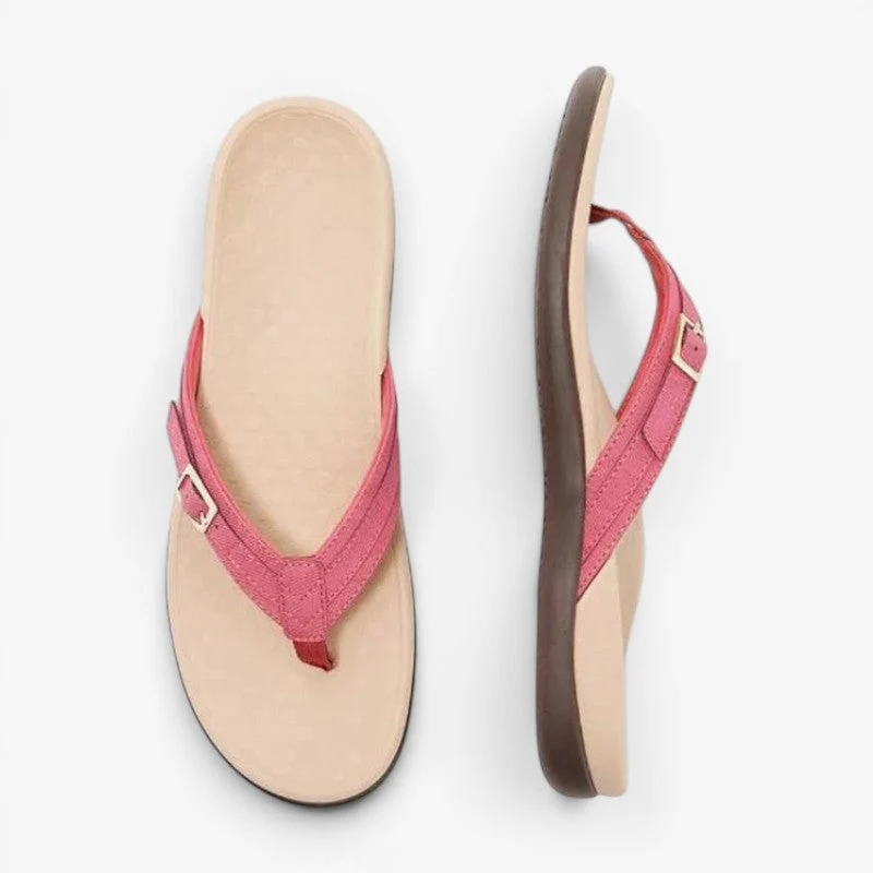 Sandales tongs femme à boucle élégante