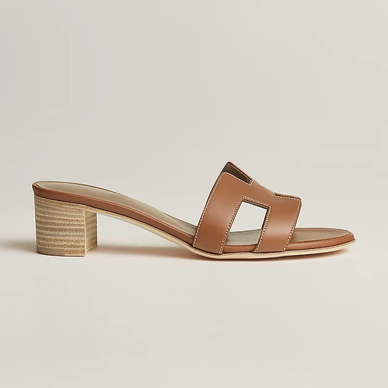 Sandales femme à enfiler avec talon carré