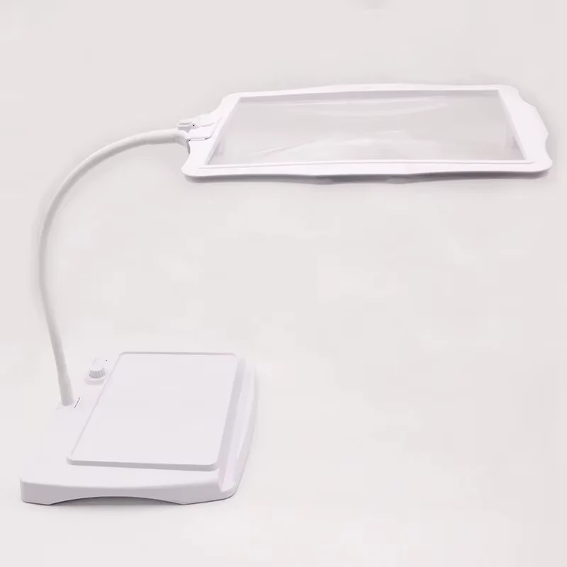 Loupe LED grossissante x3 avec support amovible