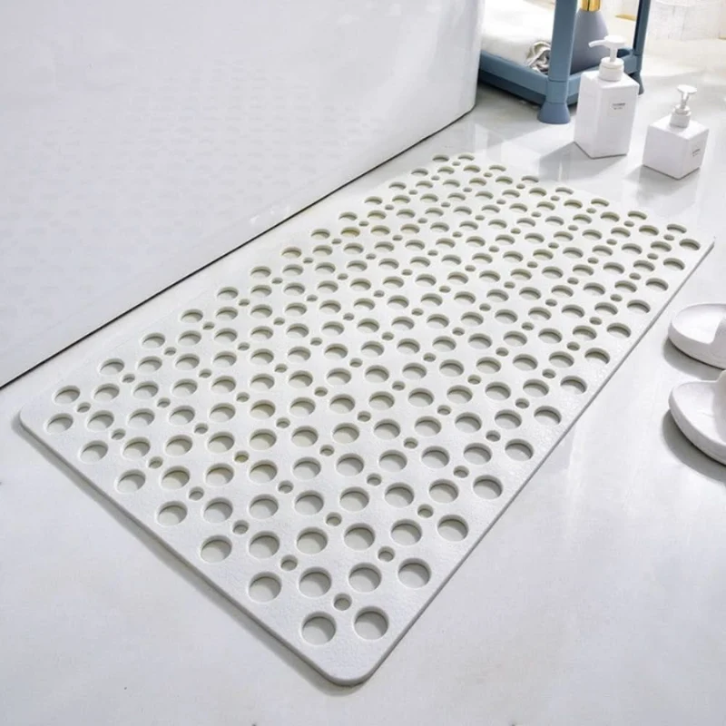 Tapis de Douche Rectangulaire avec Surface Antidérapante