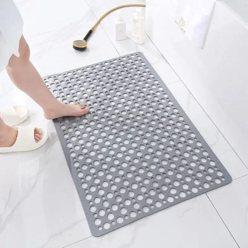 Tapis de Douche Rectangulaire avec Surface Antidérapante
