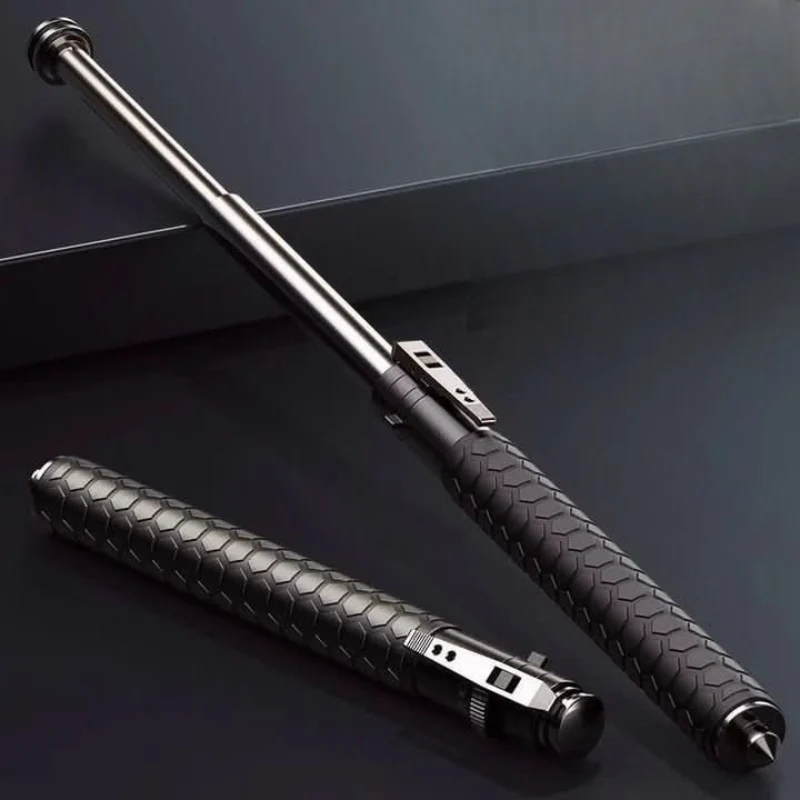 Bâton de Randonnée Pliable avec Déploiement Automatique