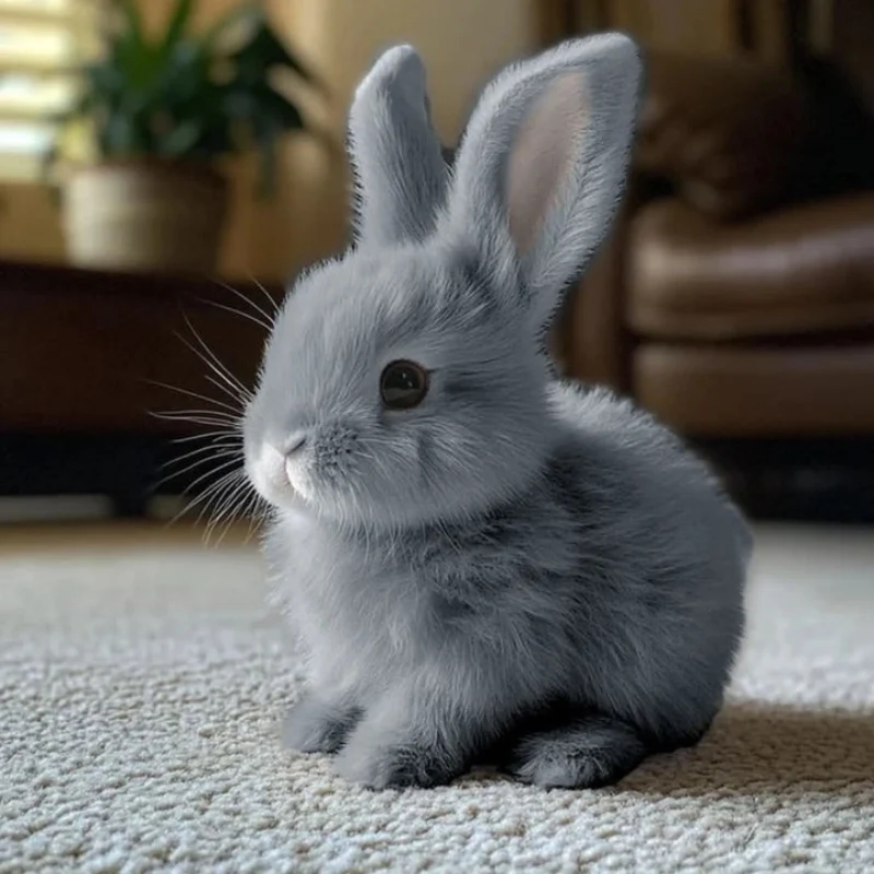 Jouet Lapin en Peluche avec Mouvement Interactif