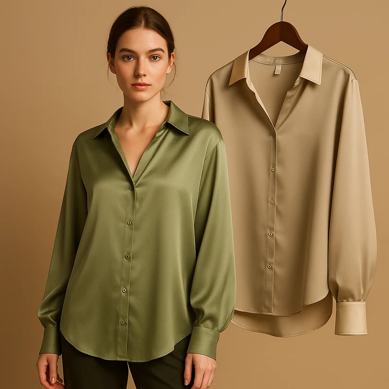 Chemise Élégante à Manches Longues