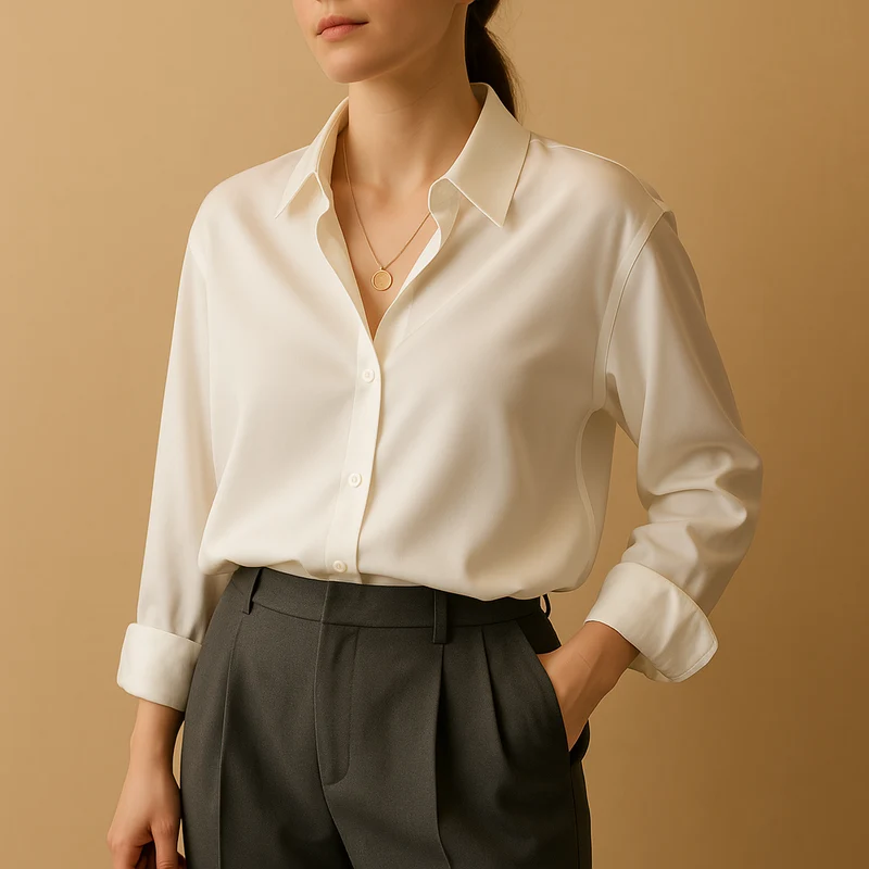 Chemise Élégante à Manches Longues