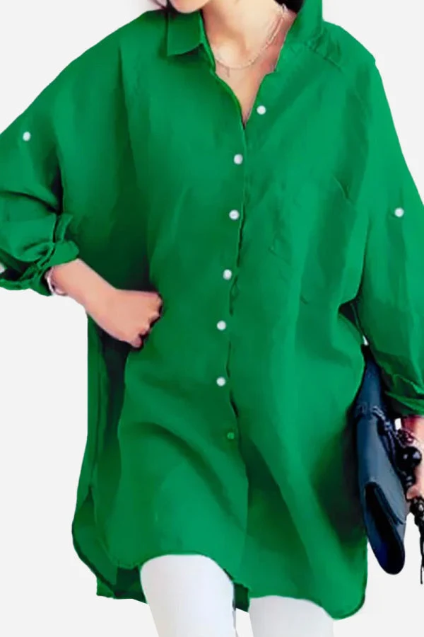 Isolde - Chemise oversize élégante coupe fluide et moderne