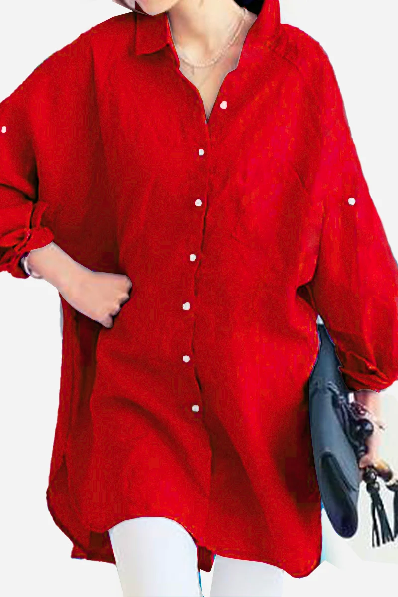 Isolde - Chemise oversize élégante coupe fluide et moderne