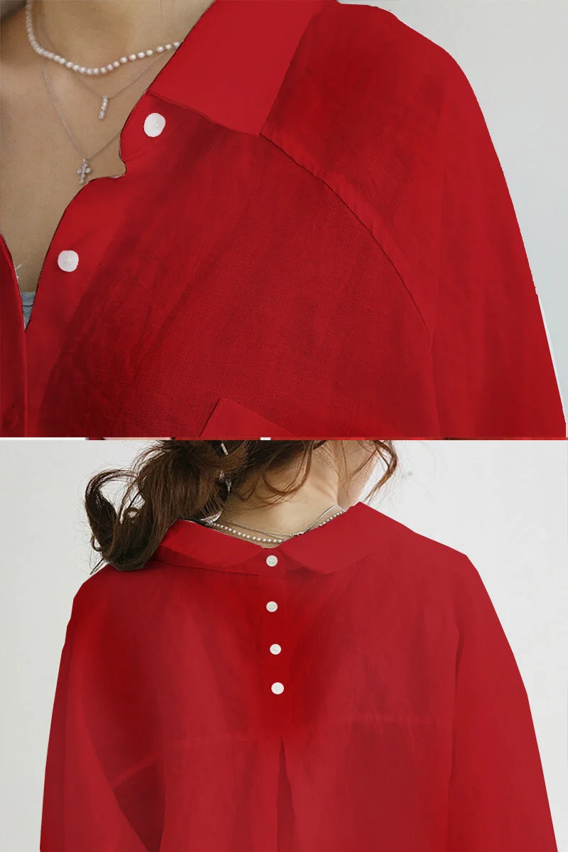 Isolde - Chemise oversize élégante coupe fluide et moderne