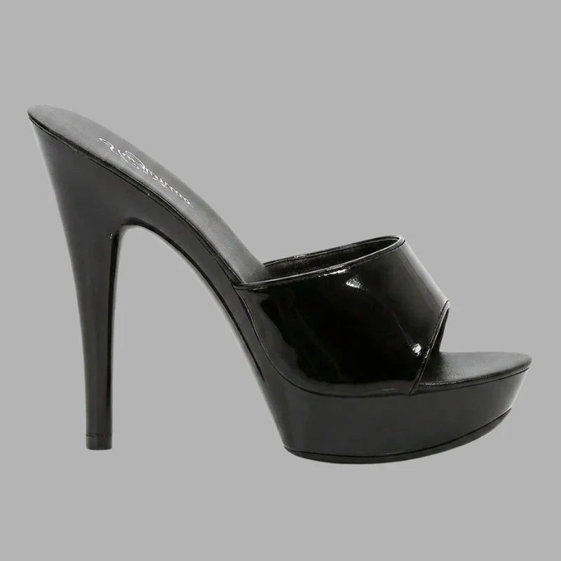 Sandales à talons hauts avec bout ouvert