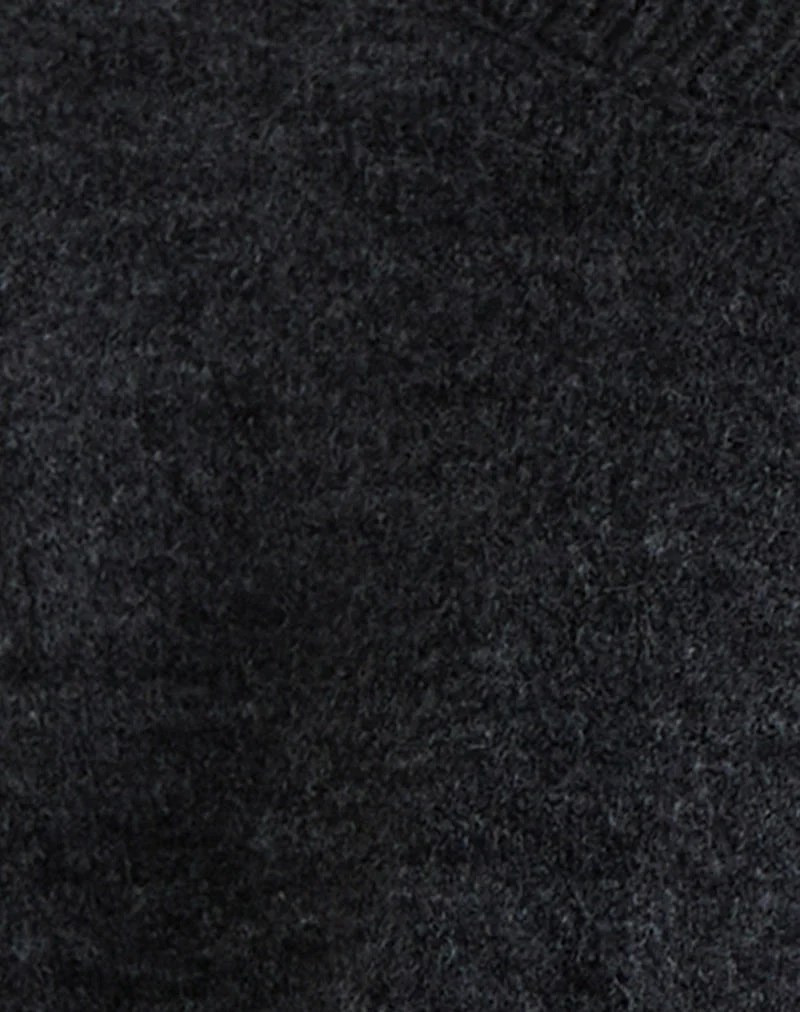 Cardigan Maureen en gris foncé