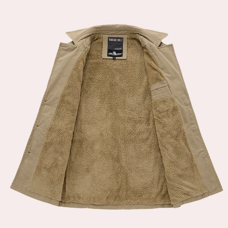 YVAN - Manteau Trench Épais Elégant pour Hommes