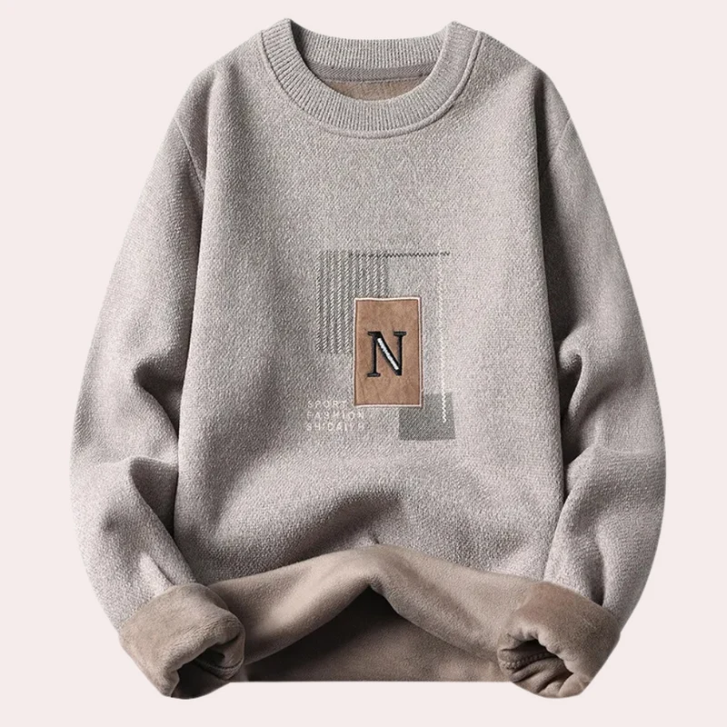GILBERTO - Pull Épais Modern pour Hommes
