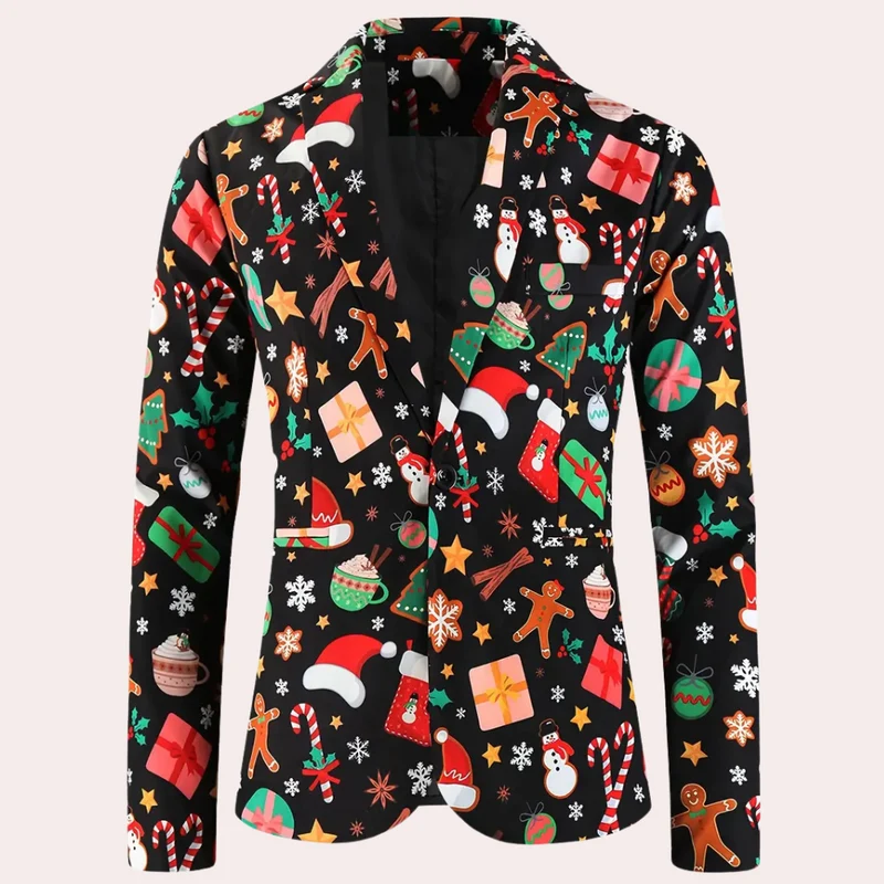 NELIO - Blazer de Fête Élégant pour Hommes