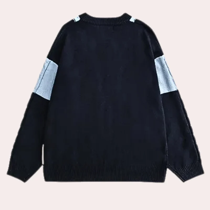 CURTIS - Pull Tricoté Chaud pour Hommes