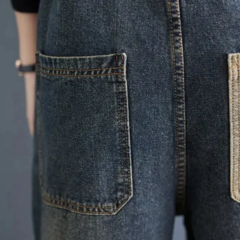 AGATA - Combinaisons en denim classique pour femmes