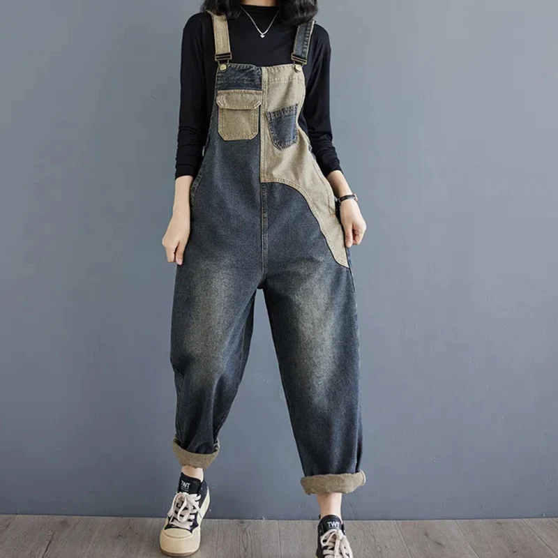AGATA - Combinaisons en denim classique pour femmes