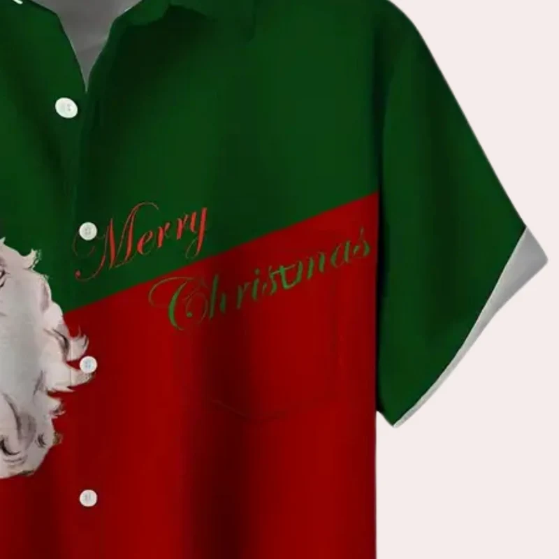 DAVID - Chemise de Noël le Père Noël pour Hommes