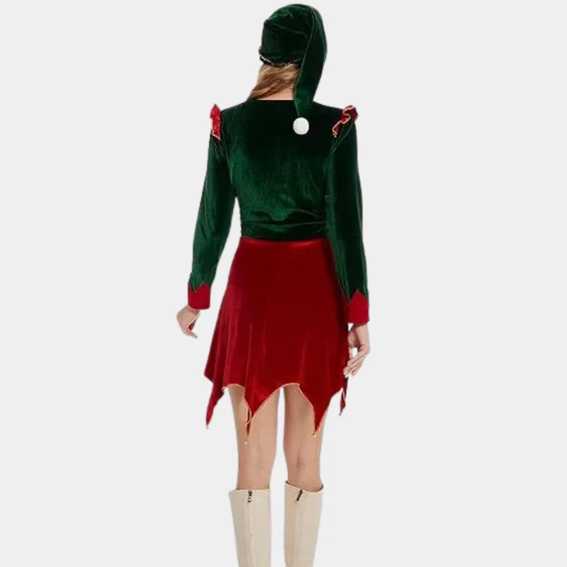 CHARLIZE - Robe de Costumée de Lutin pour Femmes
