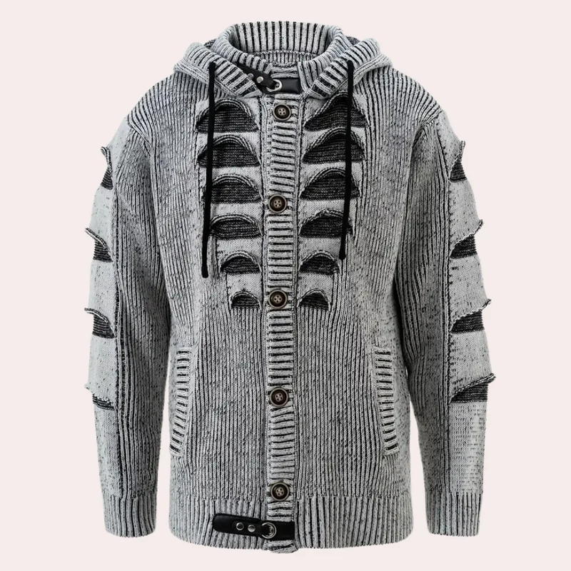MIRO - Cardigan à Capuche Classe pour Hommes