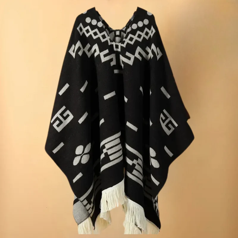 Orlando | Poncho pour Homme | D'Hiver, Chaud & Style Affirmé