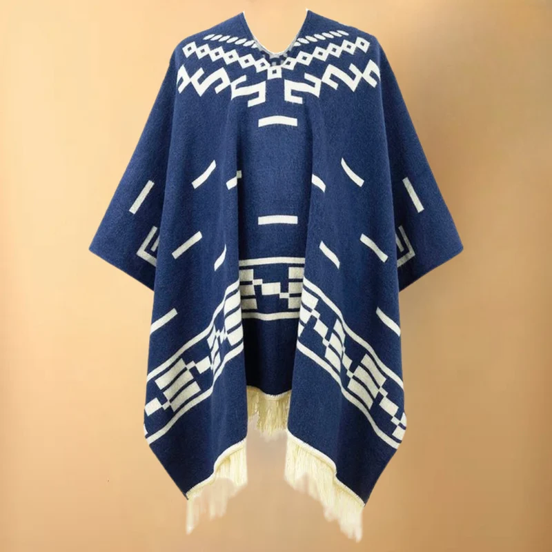 Orlando | Poncho pour Homme | D'Hiver, Chaud & Style Affirmé