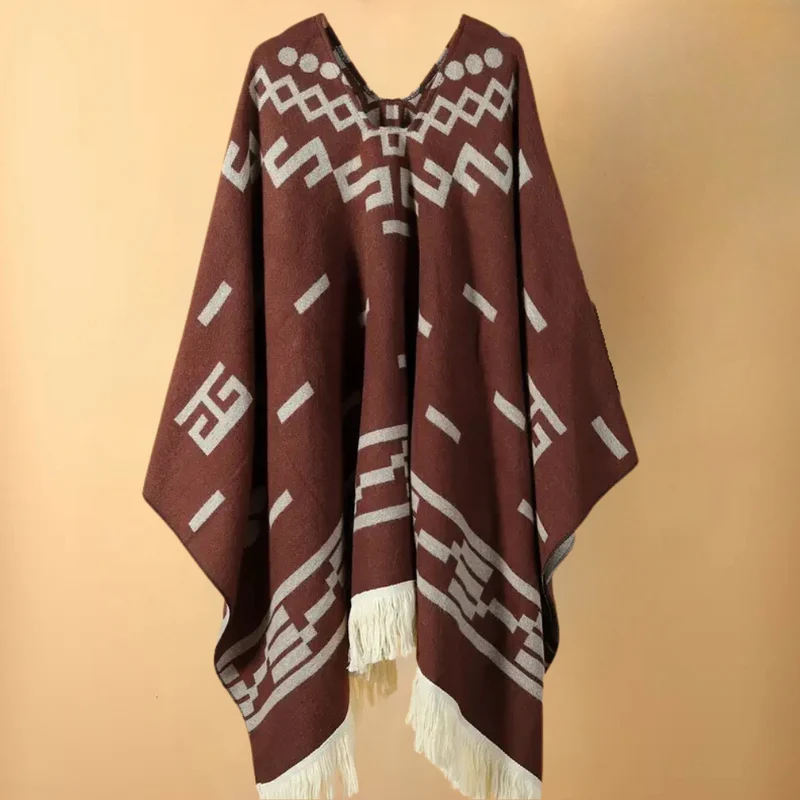 Orlando | Poncho pour Homme | D'Hiver, Chaud & Style Affirmé
