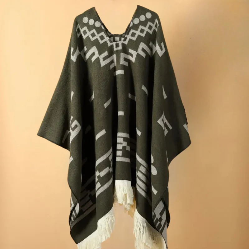 Orlando | Poncho pour Homme | D'Hiver, Chaud & Style Affirmé
