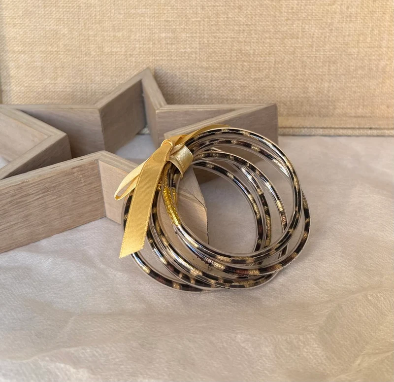Bracelet Jonc Léo doré