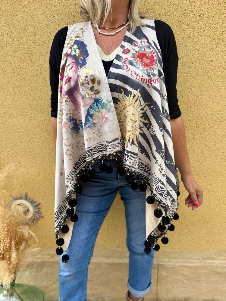 Veste sans manches Sara soleil
