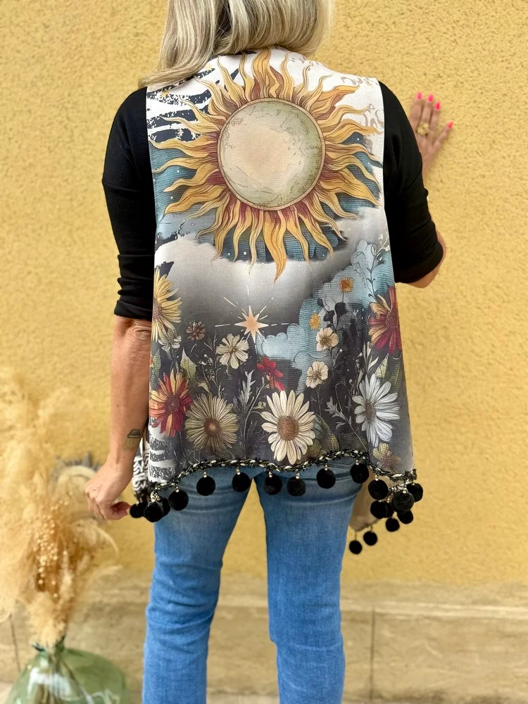 Veste sans manches Sara soleil