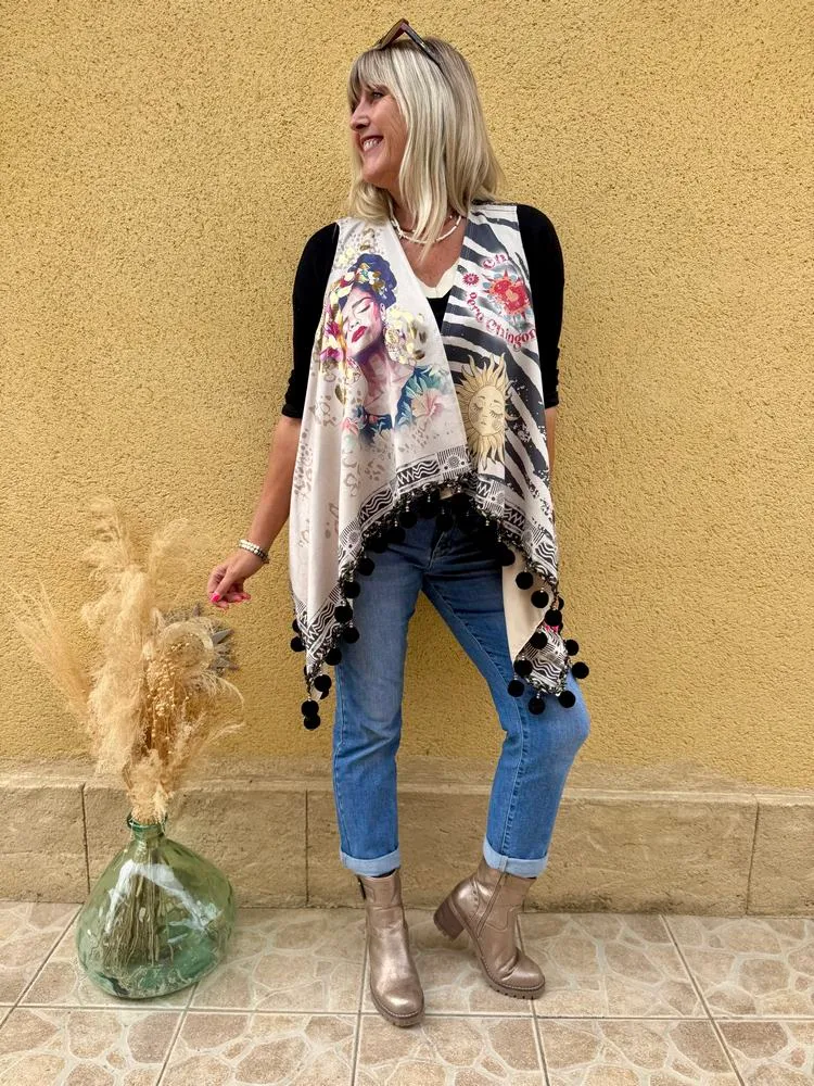 Veste sans manches Sara soleil