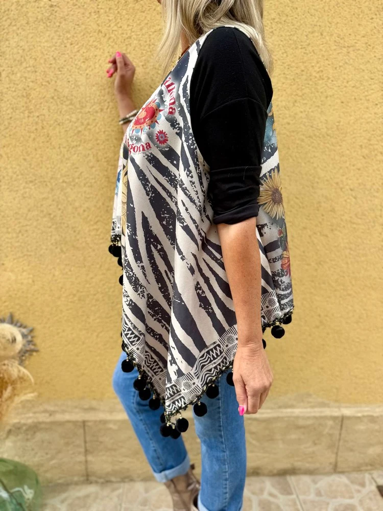 Veste sans manches Sara soleil
