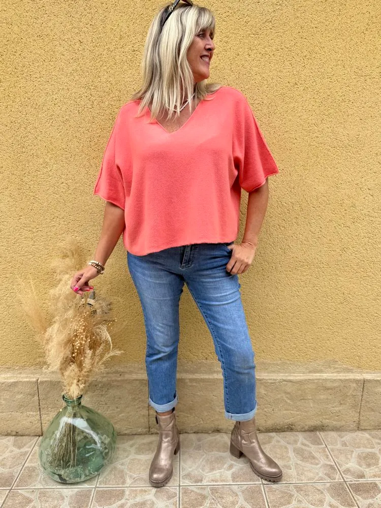 Pull loose Francisco corail